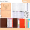 Notebook A6 Leather Loose-leaf Tally Book Note Pad  Memo Note Book