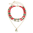 Christmas Beaded Necklace for women