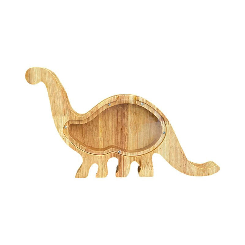 Wooden Animal & Alphabet Piggy Bank – Kids Holiday Gift, A–Z & Animal Styles