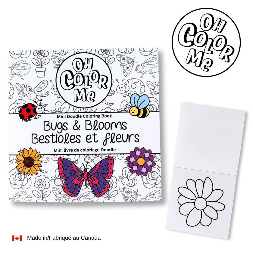 Oh Color Me - Mini Coloring Book Bugs & Blooms, 4