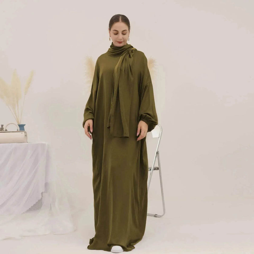 New ArabMiddle East Dubai Turkey Abaya dress Simple Plain Abaya 2025