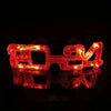 LED Glowing New Year Glasses 2024 Glitter Glasses For Party Evening Decoration