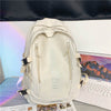 Simple Large Capacity Waterproof High School Backpack for Teens