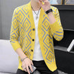 Slim fit  High-end Knitted Cardigan Sweater For Men