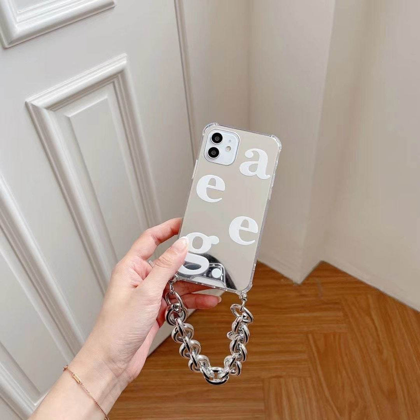 Women Wristband iphone Case Mirror Protective phone case