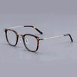 Pure Titanium Vintage Rectangle Crystal Transparent Myopia Glasses Reading  Unisex Spectacle Frame Designer Eyeglasses GMS806 Eyewear