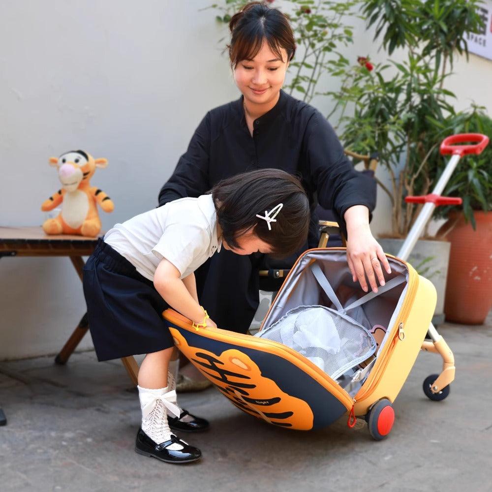 Kids Ride-On Travel Suitcase with Seat & Pull Handle – Multi-Functional Children’s Luggage