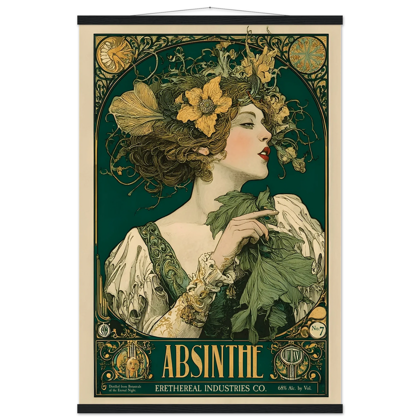 L’Absinthe d’Ombre - Poster & Framed Print