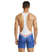 Men's Fitness Swimming Shark Pants Bodysuit Thong