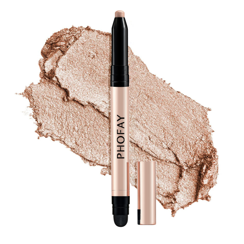 PHOFAY Eyeshadow Stick – Waterproof, Easy-Blend Colour (12 Shade Sets)
