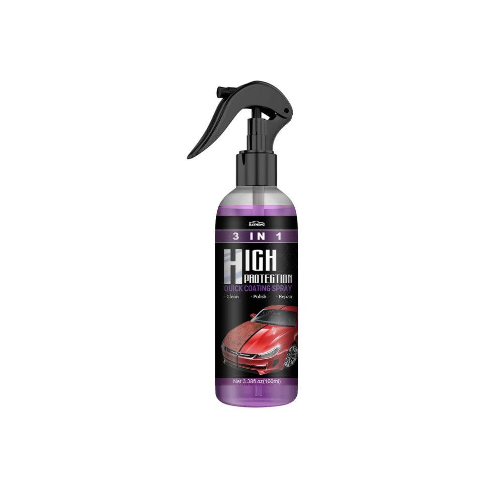 RAYHONG 3-in-1 High Protection Car Coating Spray - TikTok-Trending DIY Paint Protection - Quick Color Change, Cleaning & Shine - Universal For All Vehicles