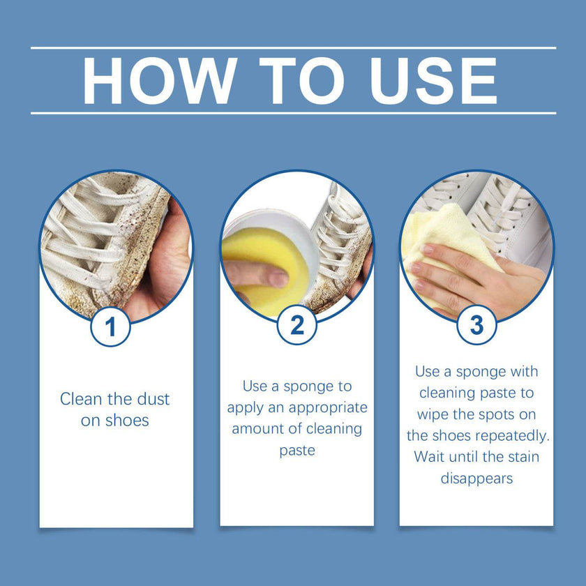 Jakehoe White Shoes Cleaning Balm Water-free Washing Brightening Stain remover