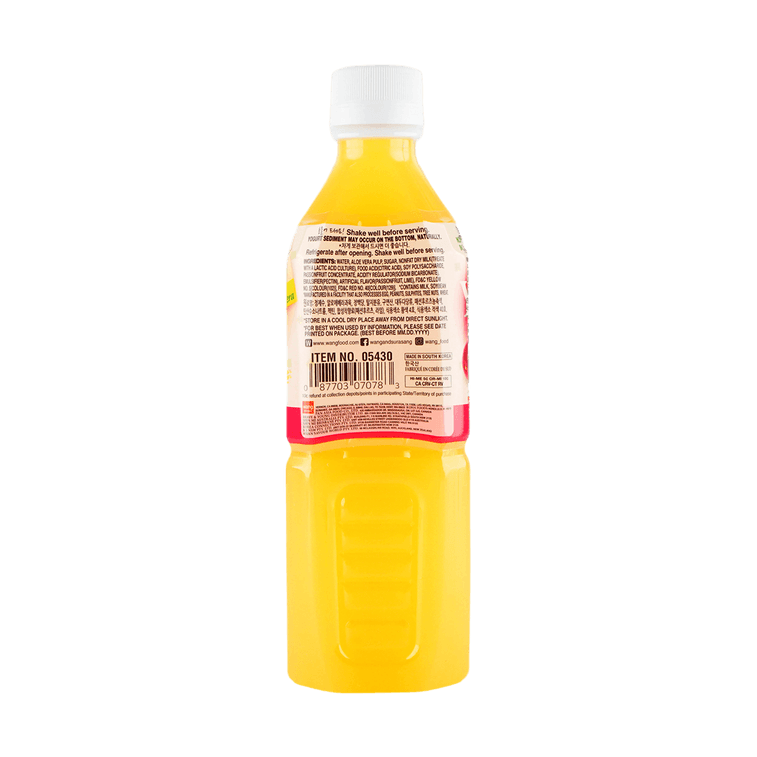 Wang Yogo Vera Passion Fruit (500ML) [Best Before Date: 2027.07.10]