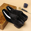 Men's Shiny Pointed-Toe Business Dress Shoes – PU Leather | Canada & USA