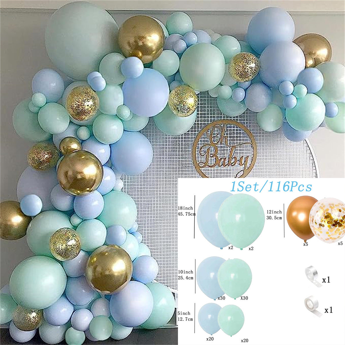 Balloon Layout Set – Multi-Style Party Decoration Balloon Suit