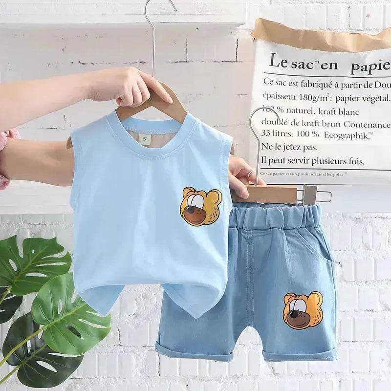 Children's Clothing Boys Vest Suit Summer Casual Two piece for boys