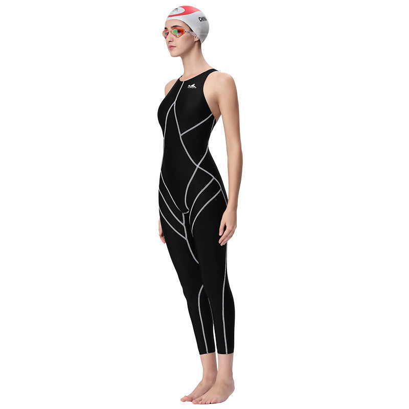 Women's Professional Training One-Piece Swimsuit | Quick-Dry Competition Swimwear Canada