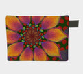 Zippered Cotton Canvas Carry All | Flower Power