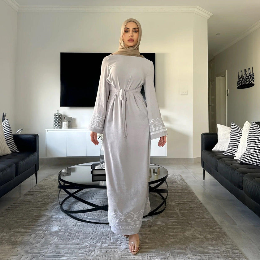 Women's Embroidery Fashion Personality Muslim Dress