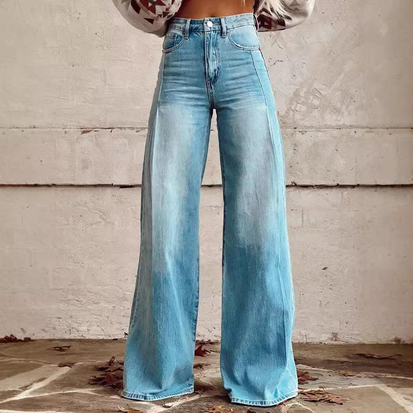 3D Graphic Printed Wide Leg Pants for Women – High Waist Bootcut Graphic Trousers