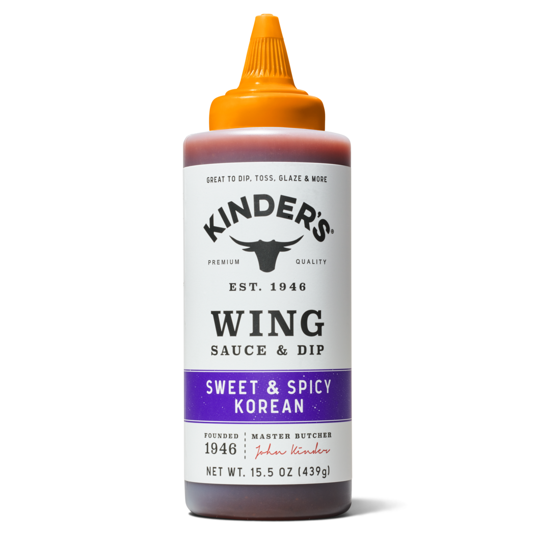 Kinder's Sweet & Spicy Korean Wing Sauce & Dip (Best Before 05/16/26)