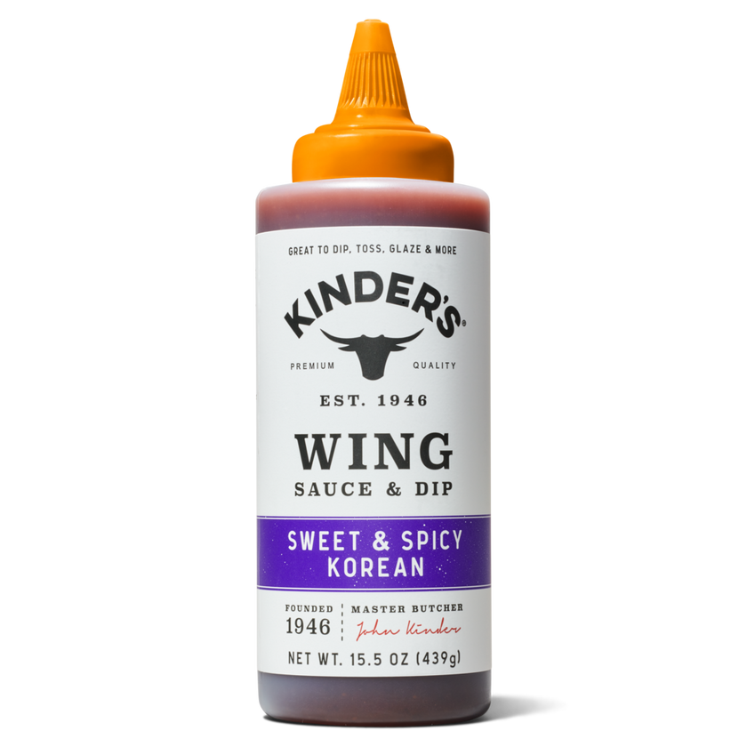 Kinder's Sweet & Spicy Korean Wing Sauce & Dip (Best Before 05/16/26)