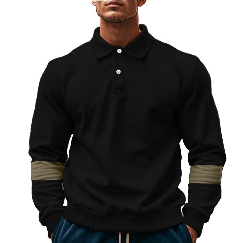 Mens Polo Shirts – Color-Match Casual Polyester Blend Polo