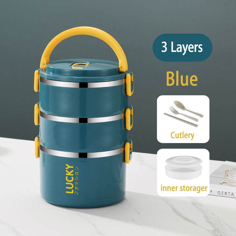 Sealed Multi Layered Thermal Stainless Steel Insulated Lunch box