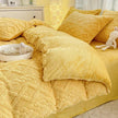 Winter Thickened Milk Fiber Soft Thermal Duvet Cover Bedding Set