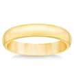 14K Solid Gold 4mm Unisex Wedding Band