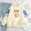 Color Matching Hoodie sweatshirt Top Pullover