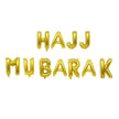 Eid Mubarak Foil Balloon Set – Silver Gold Rose Gold Letter & Crescent Balloons