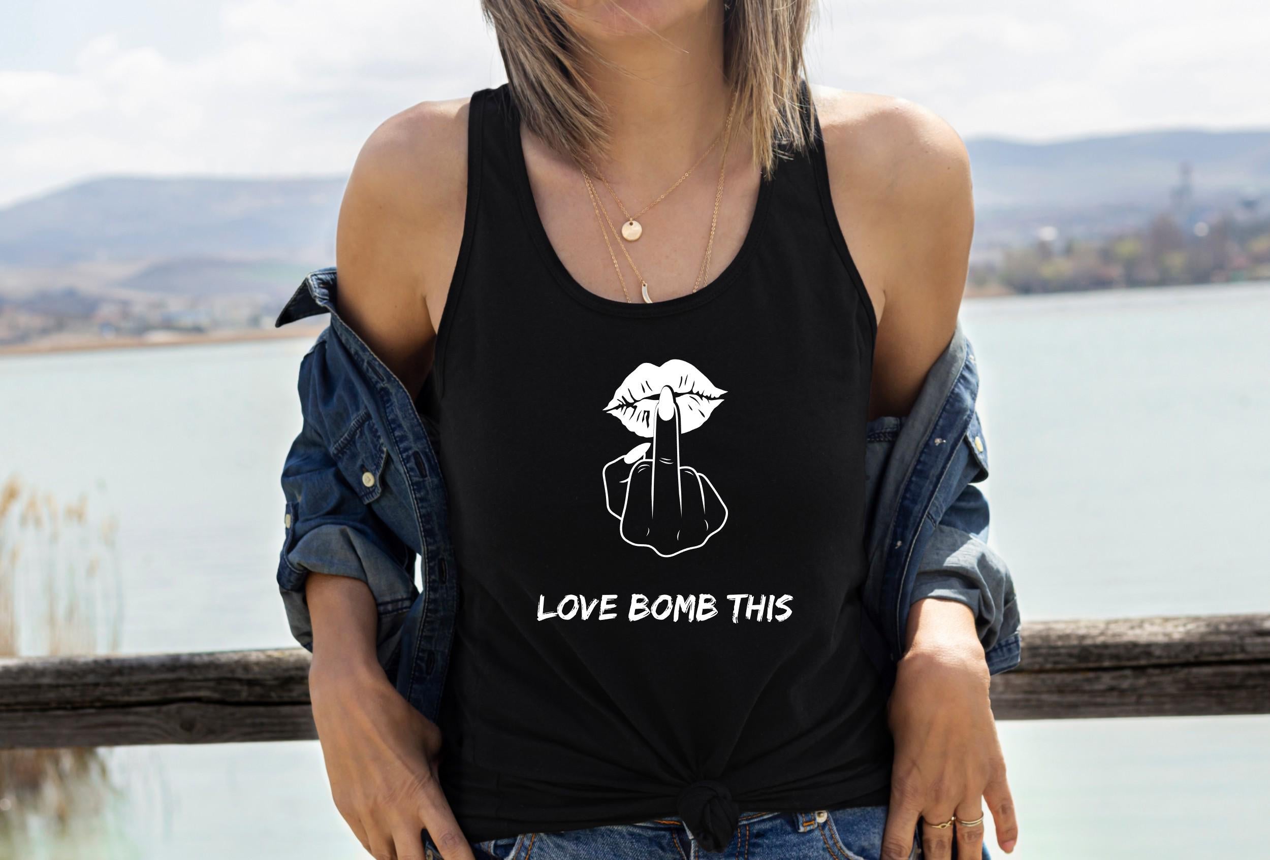Love Bomb This Racerback Tank Top