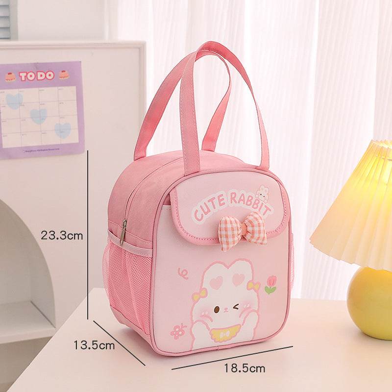 Portable Kids Preschool Cute Cartoon Lunch Bag