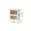 Baby Safety Transparent Opening Lid Indoor Home Decoration Storage Cabinet With Wheels