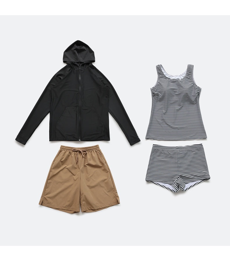 Conservative Four-piece Swimsuit Ladies' Swimwear