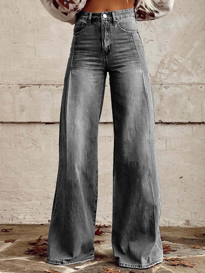 3D Graphic Printed Wide Leg Pants for Women – High Waist Bootcut Graphic Trousers