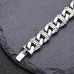 Sterling Silver Pig Nose Bracelet Thick Type Personality
