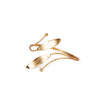 Geometric Metal Arm Bracelet – Gold & Silver Electroplated Bangle for Women