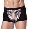 Printed Wolf Head Big Bird  Men's Boxer Briefs Underwear