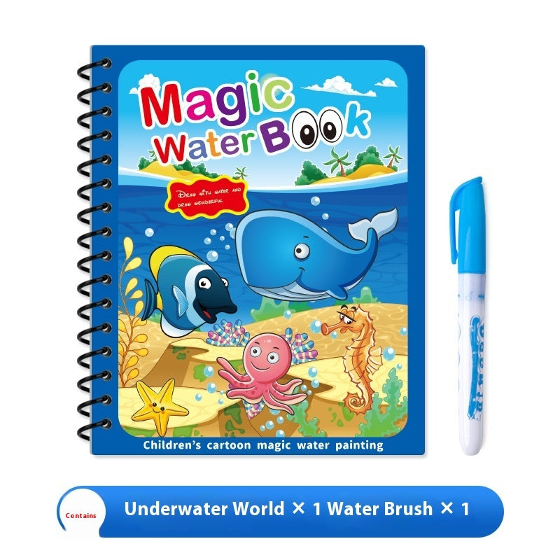 Children's Magic Water Painting Book for Kids – 8 Themes (Ages 4–6)