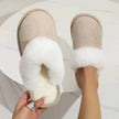 Winter Warm Plush Slippers for Women and Men, Non-Slip Fuzzy House Shoes