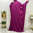 Batwing Sleeve Plain Abaya for ArabArab Women Eid Jalabiya for Women Islamic Wear for Women