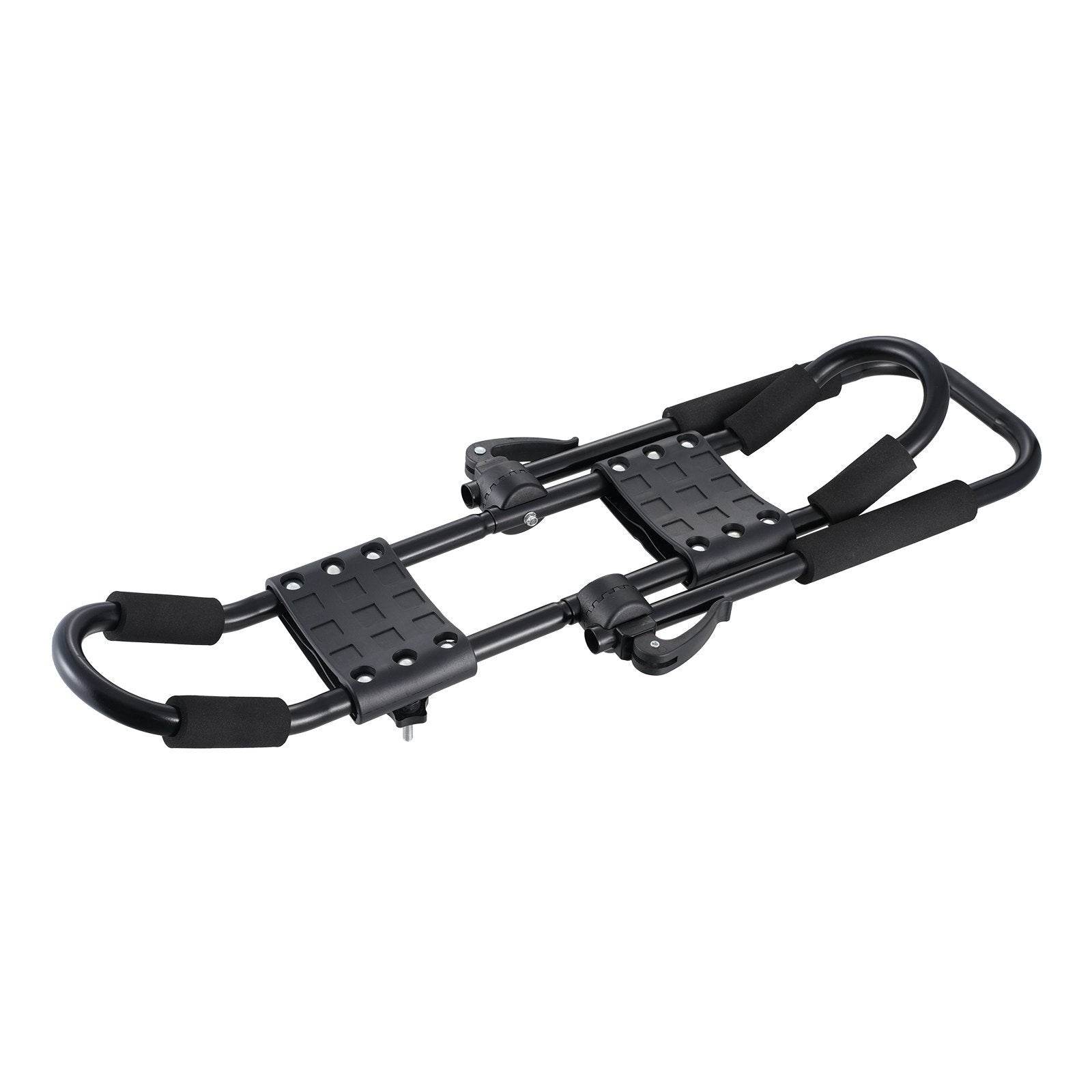 Kayak Roof Rack 1 Pair J-Bar, Soft Roof Rack, Top Mount Tie Down, Carrier For Kayak, Surf Board, Canoe, SUP, Ski Board, Mount On Car, SUV, Truck, 2 Kayaks
