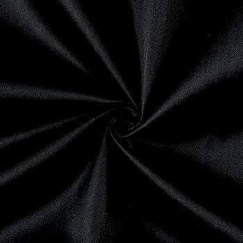 Black and White Twill Fabric: 65/35 Poly-Cotton Blend, 57
