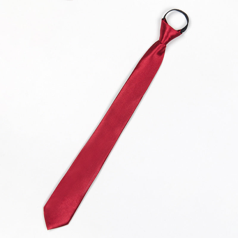 Men's Zip Tie Necktie – Polyester Arrow Bow Tie for Business & Formal Wear | Canada & USA