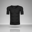 Men's Invisible Shoulder Pad Fake Chest T-Shirt – Removable Muscle Pad (S–XL)