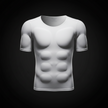 Men's Invisible Shoulder Pad Fake Chest T-Shirt – Removable Muscle Pad (S–XL)