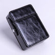 Bag Metal Clip Leather Cigarette Flip Cigarette Case