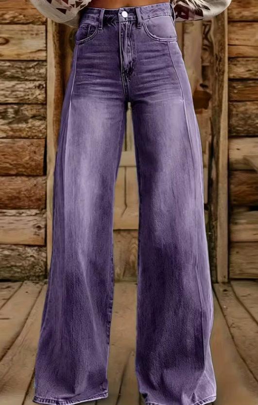 Graphic Printed Bell Bottom Pants for Women – 3D Print Flare Denim Trousers